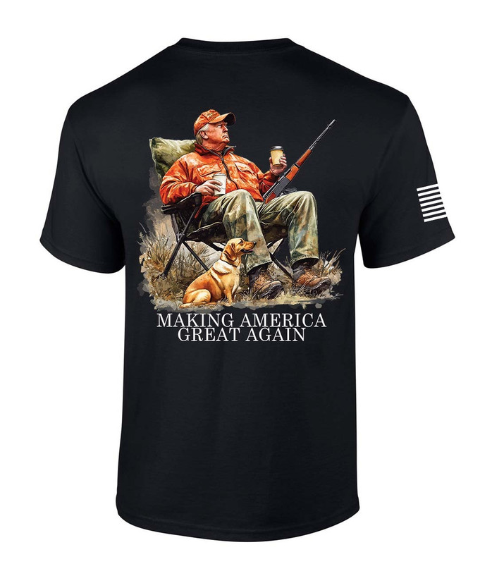 Patriot Pride Trump Hunting T-shirt Trump Hunting Beer Making America Great Again Short Sleeve T-shirt
