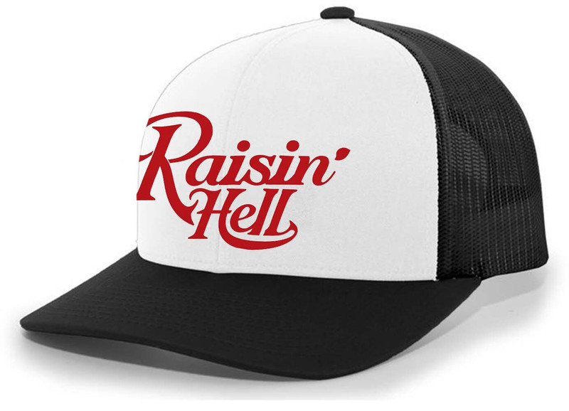 Trenz Shirt Compant Raisin Hell Mens Mesh Back Embroidered Trucker Hat
