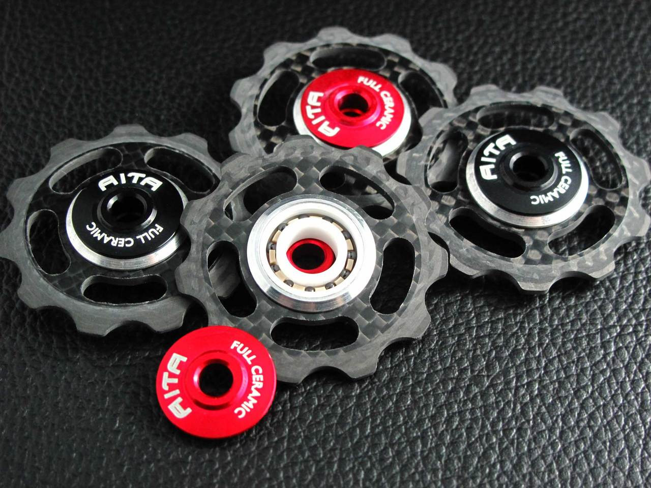 Full Ceramic Carbon Fibre Jockey Wheel/Pulley