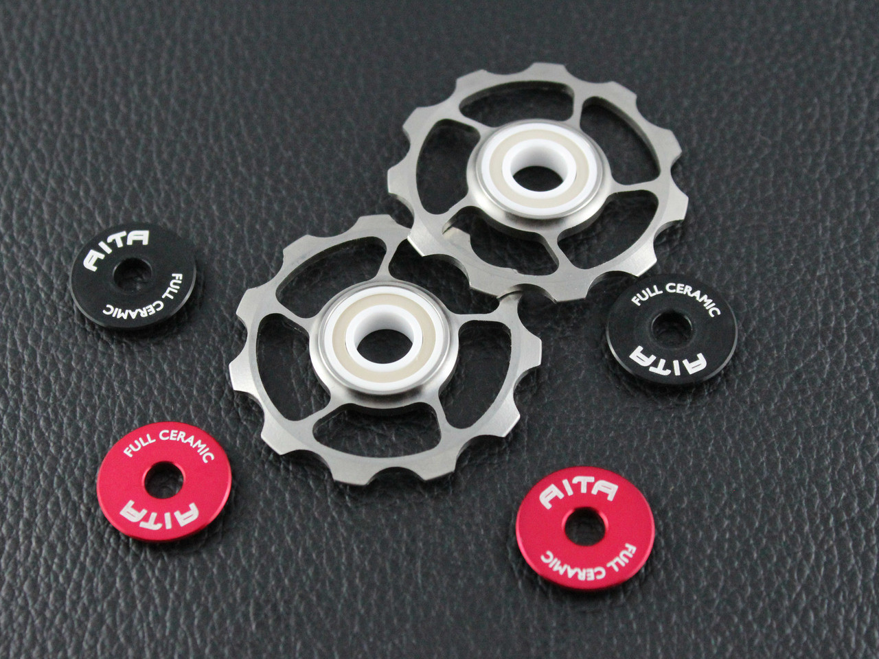 Full Ceramic Titanium Jockey Wheel Pulley