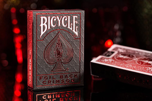 Bicycle Metalluxe Red Foil Back Playing Cards Bicycle Metalluxe Red Foil Back Playing Cards