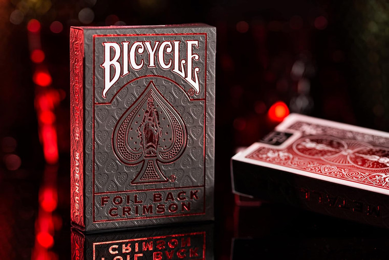 Bicycle Metalluxe Red Foil Back Playing Cards