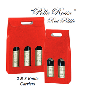 Pelle Rosso Embossed Red Wine Packaging Pelle Rosso Embossed Red Wine Packaging
