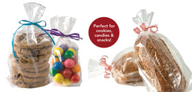 Clear Krystalphane Bags for candy, coffee, cookies