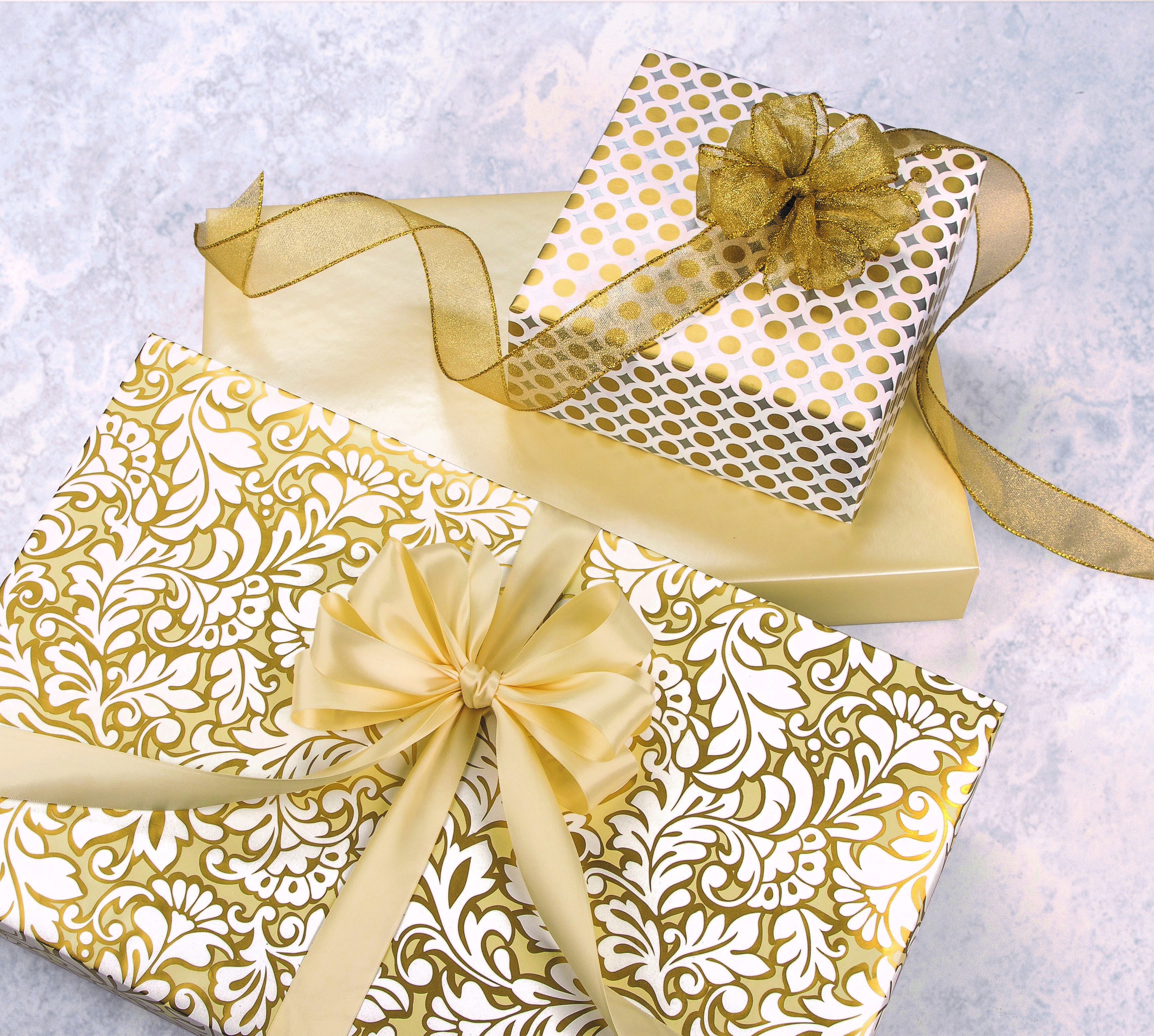 Wholesale New flower Wrapping paper box Design Foil Stamping