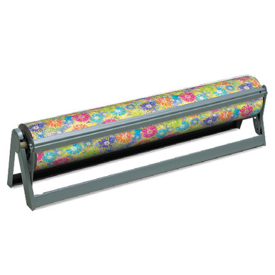 24 Three Roll Wrapping Paper/Cellophane Under Counter Mount Dispenser  Cutter Organizer