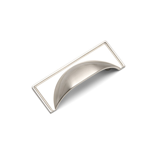 WINDSOR, Cup Handle, 64mm Centres, Brushed Nickel