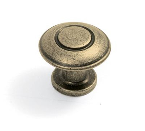 VIKING, Round Knob, 31mm Diameter, Antique