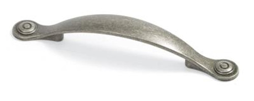 VIKING, D Handle, 96mm Centres, Pewter