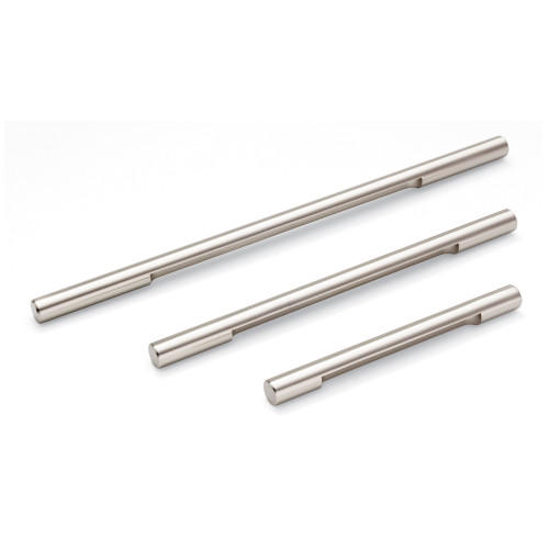 CYLINDER, Bar Handle, 160mm Centres, Brushed Nickel