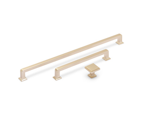 INES, D Handle, 160mm Centres, Champagne Gold