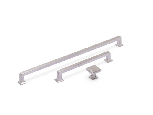 INES, D Handle, 320mm Centres, Brushed Nickel