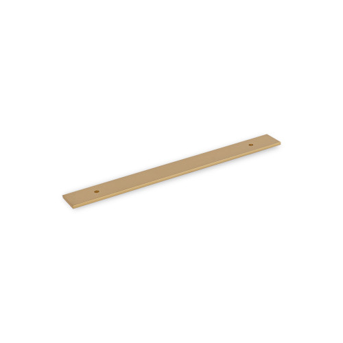 FENDER KNURLED / LINEA, Back Plate, 160mm Centres, Solid Brass, Satin Brass FENDER KNURLED / LINEA, Back Plate, 160mm Centres, Solid Brass, Satin Brass