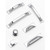 WINDSOR, Latch Handle, 128mm Centres, Chrome