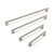 ARIES, Bar Handle, 358mm Centres, Brushed Nickel