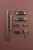 LINDEN, Back Plate, Short, 50mm Long, Antique Brass