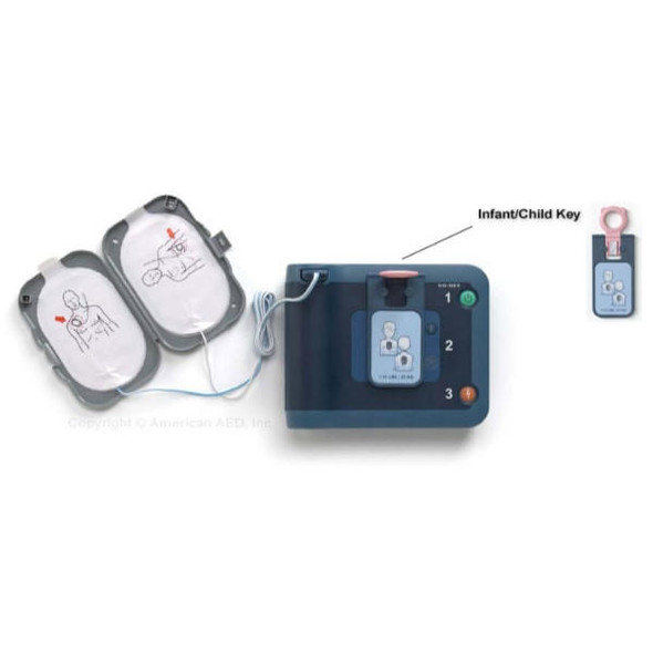 Philips HeartStart FRx Semi Automatic Defibrillator with Standard Carry Case and Child Key 