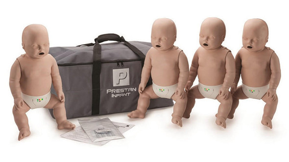  Prestan Professional Training Manikins Infant with CPR Monitor inc 50 Lung Bags 