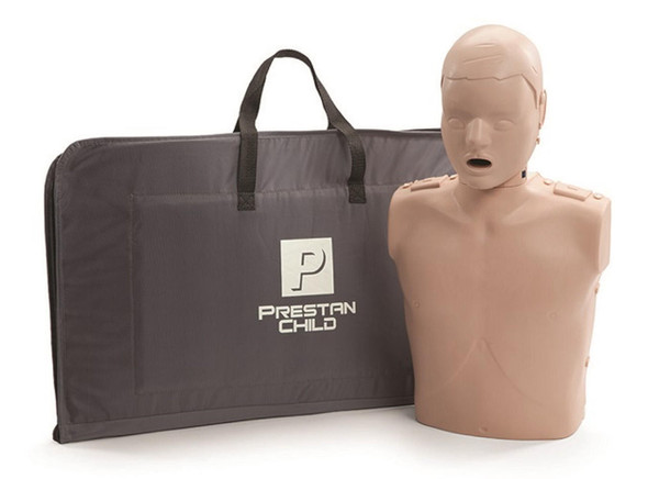  Prestan Professional Training Manikin Child with CPR Monitor inc 10 Lung Bags 