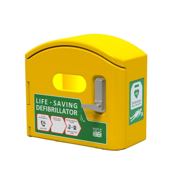 Risk Assessment Products DefibCaddy External Unlocked Defibrillator Cabinet 