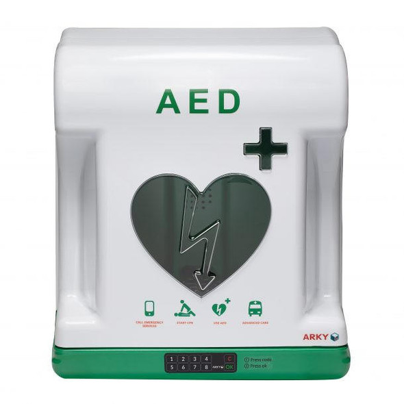 Arky ARKY Core Plus Outdoor AED Cabinet Lockable 