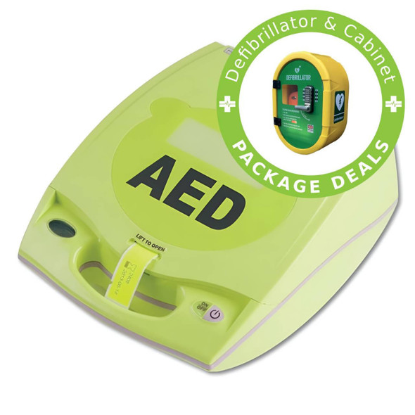  Zoll AED Plus Semi Automatic Defibrillator & Defibsafe2 Cabinet 