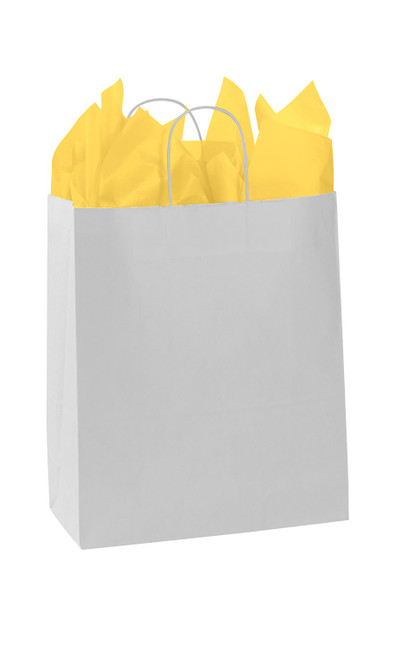 Extra Large White Paper Bags - Case of 250zoom
