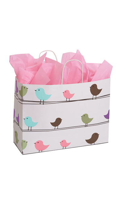 Large Little Birdies Paper Bags - Case of 100zoom