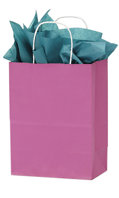 Medium Magenta Paper Bags - Case of 100zoom