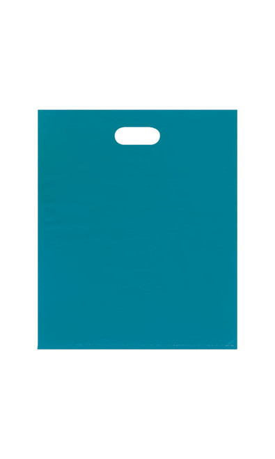 Large Low Density Teal Merchandise Bags - Case of 500zoom