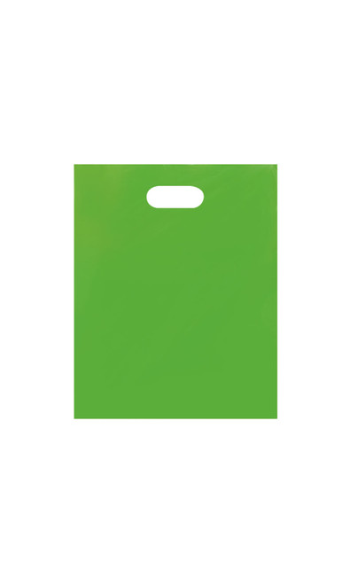 Medium Low Density Clearly Lime Merchandise Bags - Case of 1,000zoom
