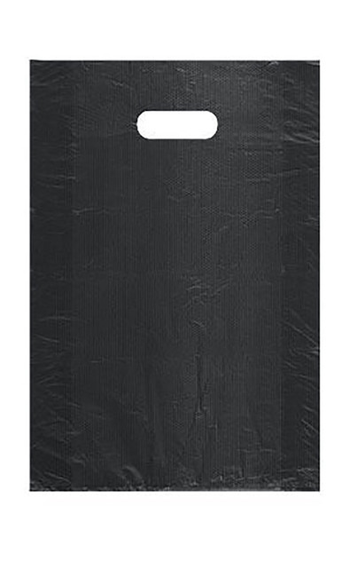 Medium High Density Black Merchandise Bags - Case of 1,000zoom