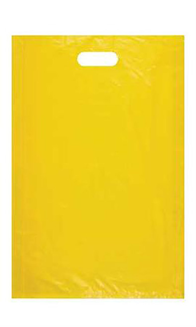 Large High Density Yellow Merchandise Bags - Case of 1,000zoom