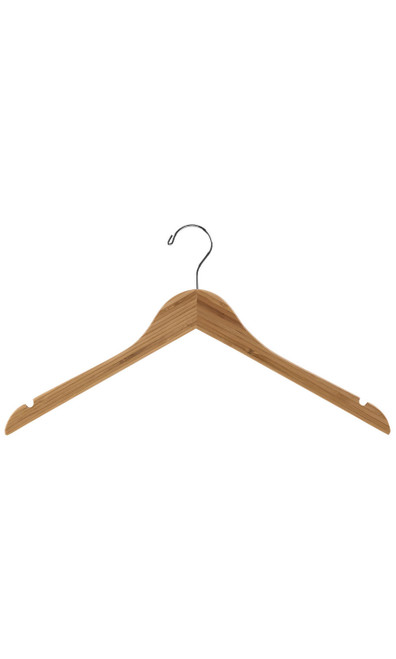 Bamboo 17" Hangers - Case of 50zoom