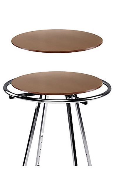 Cherry Wood Topper for Round Clothing Rackszoom