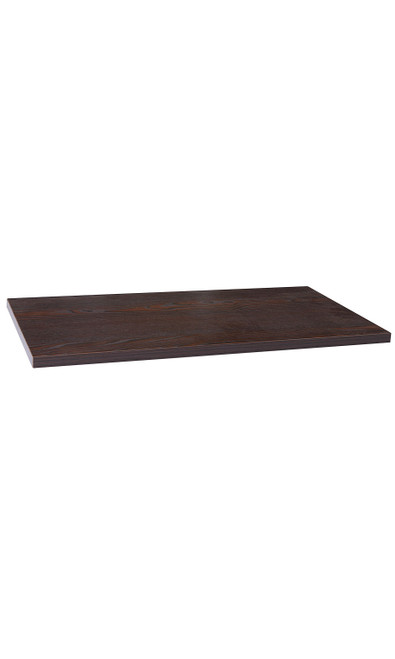 12"D x 24"L Vintage Dark Walnut Shelf zoom