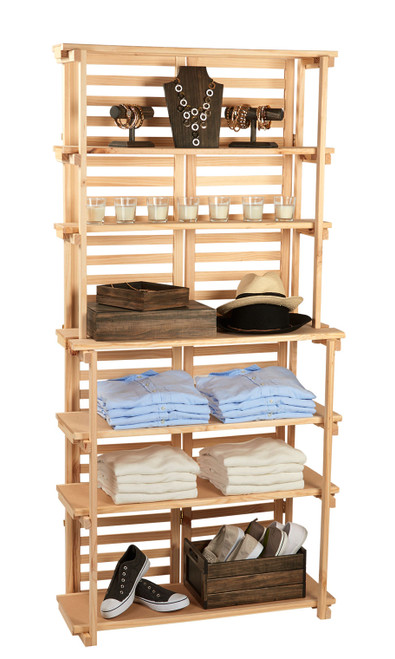 Wood Baker's Rack Displayzoom