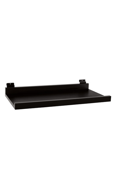 11½”D X 24”L Black Melamine Shelf Kit for Slatwall zoom