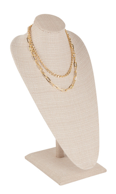 Linen Tall Necklace Display zoom