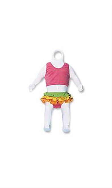 Economy Infant White Plastic Fashion Form - Size Infantzoom