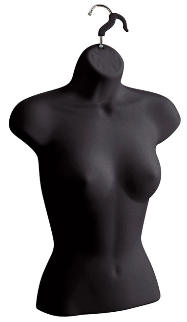 Female Molded Black Shirt Form - Sizes 5-10zoom