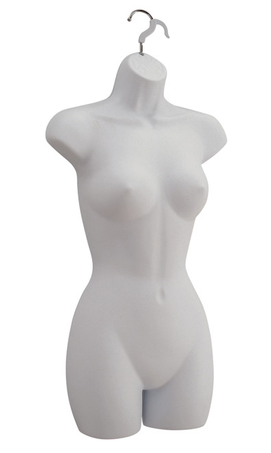 Female Molded Frosted Shapely Form with Hook - Sizes 5-10zoom