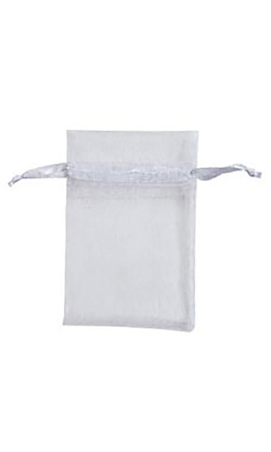 Small White Organza Bag - 50 Countzoom