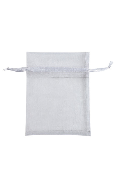 Medium White Organza Bag - 50 Countzoom