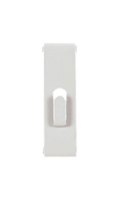 White Notch Hook for Wire Grid - Case of 50zoom