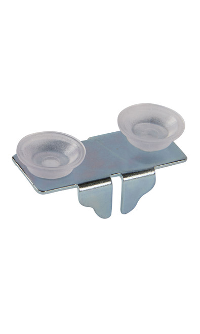 Rear/Center Glass Shelf Clips With Rubber Bumpers - Case of 8zoom