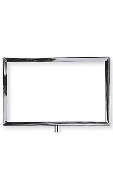 Large Stem Mount Metal Sign Holder  11"W x 7”Hzoom