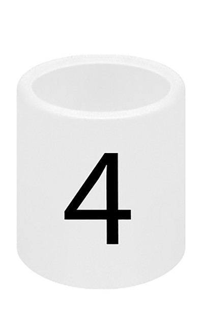 Mini Slip On Size Markers - Size 4- pack of 50zoom