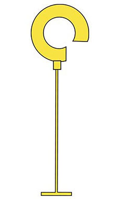 Regular 2 inch Yellow Tagging Fasteners - 5,000 per cartonzoom