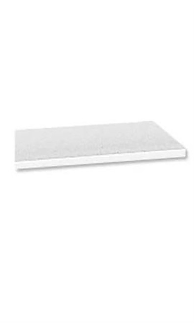 White Slatwall Gondola Shelf  48''L x 10''Wzoom